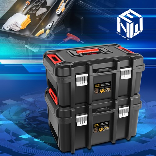 Large tool box lockable - 2x,